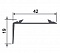 Противоскользящий угловой профиль 42*19*2700 мм.