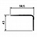 Алюминиевый угловой порог 60*40*2700 мм. ()